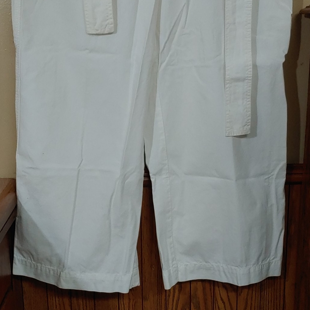 Talbots 🆕 Heritage Tie Waist Crop Pants 12 - Picture 4 of 11